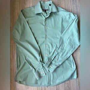 BCBG Light Green Dress Shirt size M